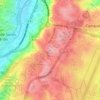 Fetais topographic map, elevation, terrain
