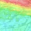 Astley topographic map, elevation, terrain