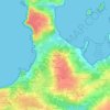 Pen Ar Creac'h topographic map, elevation, terrain