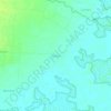 Durian topographic map, elevation, terrain