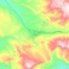 Ziarat topographic map, elevation, terrain