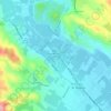 Krug topographic map, elevation, terrain