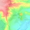 Lyddington topographic map, elevation, terrain
