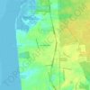 North Eastham topographic map, elevation, terrain