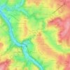 Champmain topographic map, elevation, terrain