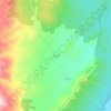 Alcotas topographic map, elevation, terrain