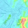 Kampung Penampang Proper topographic map, elevation, terrain