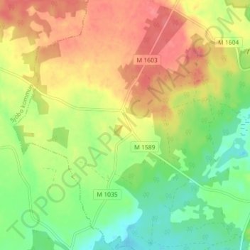 Sillaröd topographic map, elevation, terrain