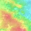 Berlouze topographic map, elevation, terrain