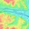 Burgundy Village topographic map, elevation, terrain