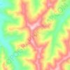 Siwan topographic map, elevation, terrain