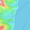 Miomo topographic map, elevation, terrain