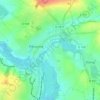 Flamicourt topographic map, elevation, terrain