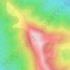 Mount Weld topographic map, elevation, terrain