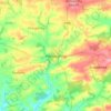 Holsworthy topographic map, elevation, terrain