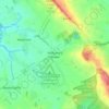 Halfpenny Green topographic map, elevation, terrain