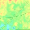Tagus topographic map, elevation, terrain