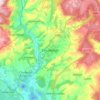 Chudleigh topographic map, elevation, terrain