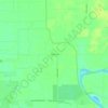 Peachton topographic map, elevation, terrain