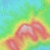 Bluff Knoll topographic map, elevation, terrain