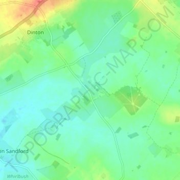 Ford topographic map, elevation, terrain