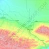 Changji topographic map, elevation, terrain