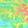 Partino topographic map, elevation, terrain