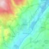 Kilbirnie topographic map, elevation, terrain