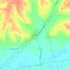Lovelaceville topographic map, elevation, terrain