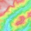 Le Bas topographic map, elevation, terrain