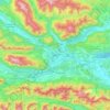 Villach topographic map, elevation, terrain