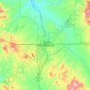 Heroica Nogales topographic map, elevation, terrain