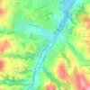 La Poyère topographic map, elevation, terrain