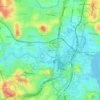 Swan Hill topographic map, elevation, terrain