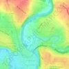 Antes topographic map, elevation, terrain