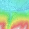 Tarnell topographic map, elevation, terrain