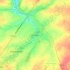 Thuillies topographic map, elevation, terrain