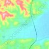 Tarímbaro topographic map, elevation, terrain