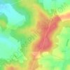 Bois de Magneux topographic map, elevation, terrain