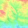 Cascalho topographic map, elevation, terrain