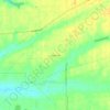 Roslyn Bush topographic map, elevation, terrain