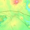 Ballan topographic map, elevation, terrain