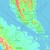 Malacca topographic map, elevation, terrain