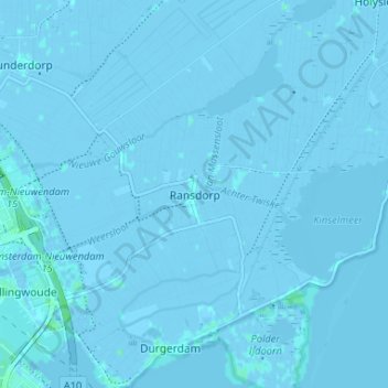 Ransdorp topographic map, elevation, terrain