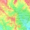Redditch topographic map, elevation, terrain