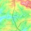 Hilcote topographic map, elevation, terrain