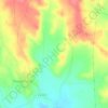 El Anal topographic map, elevation, terrain