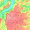 Borgatello topographic map, elevation, terrain
