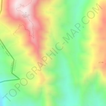 `Ozlat Al `Utayf topographic map, elevation, terrain