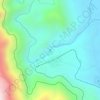 Puente de Dios topographic map, elevation, terrain